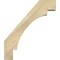 Ekena Millwork 6"W x 26"D x 30"H Merced Rough Sawn Knee Brace, Douglas Fir BRC06X26X30MRC00RDF - alternate 2